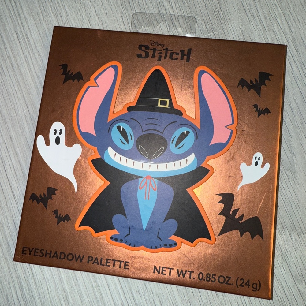 Disney Stitch Halloween Brown and Blue Eyeshadow Palette